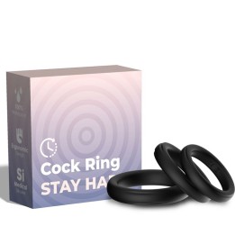 Dreifacher Silikonring Schwarz von Armony For Him | Fesselliebe.de