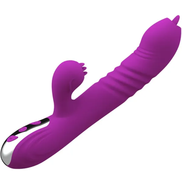 Fairy Multifunktionsvibrator Doppelzunge Violetter Wrmeeffekt von Armony Vibrators | Fesselliebe.de
