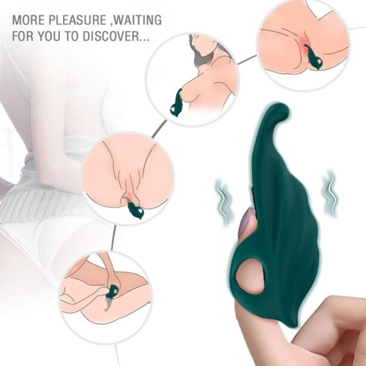Fingerstimulator & Vibrator Grün von Armony Stimulators | Fesselliebe.de
