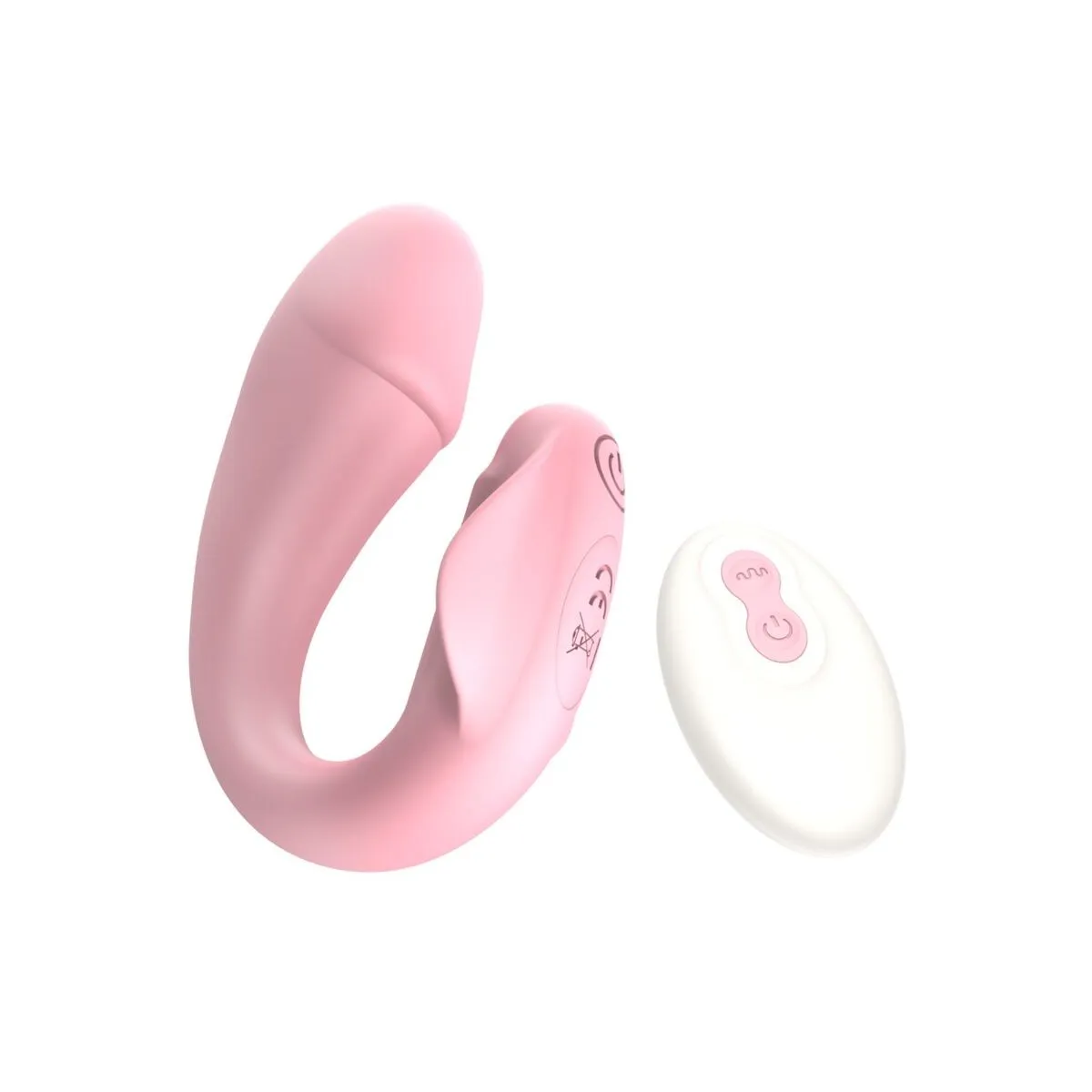 Freshfun Cici Stap-On Vibrator mit Fernbedienung und App 10 Vibrationen Rosa von Armony Vibrators | Fesselliebe.de
