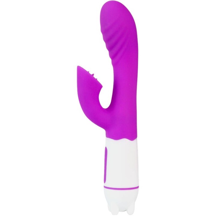 Glücklicher Vibrator & Stimulator mit Violetter wiederaufladbarer Zunge von Armony Vibrators | Fesselliebe.de