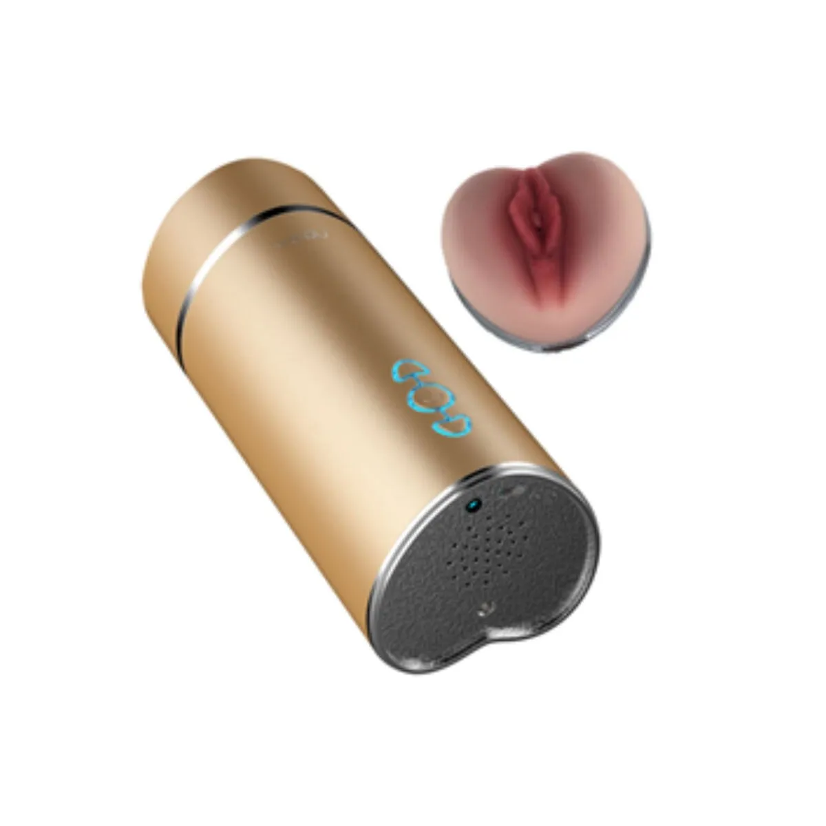 Goldener Vagina-Vibrator-Masturbator von Armony For Him | Fesselliebe.de