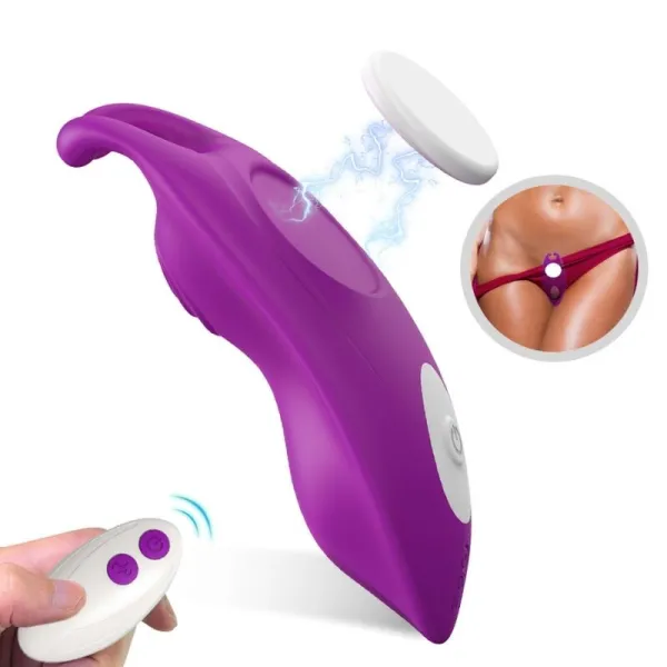 Honeybee Tragbares Höschen Vibrator G-Spot mit Fernbedienung Lila von Armony Wearables | Fesselliebe.de