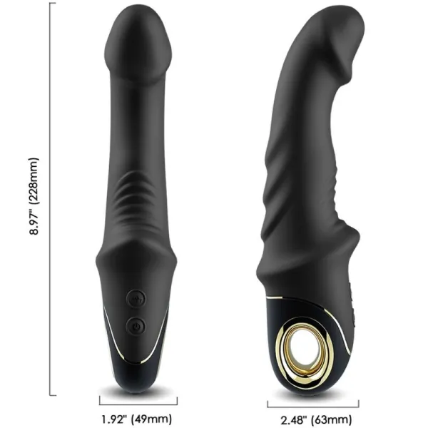 Joyblade Dildo Vibrator Rotator Schwarz von Armony Vibrators | Fesselliebe.de