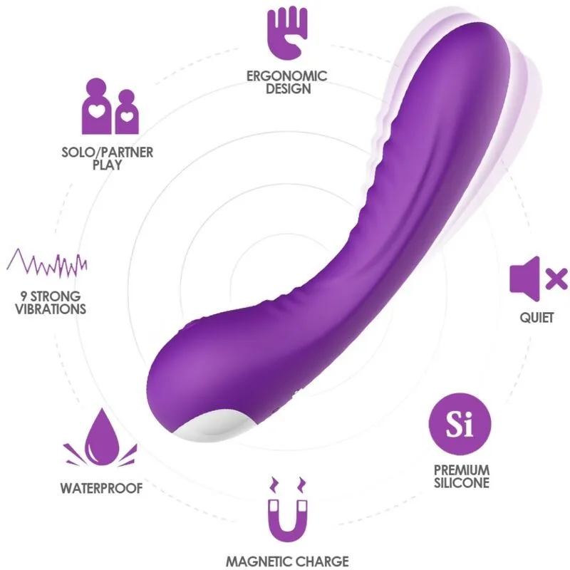 Legend Vibrator Silikon Lila von Armony Vibrators | Fesselliebe.de