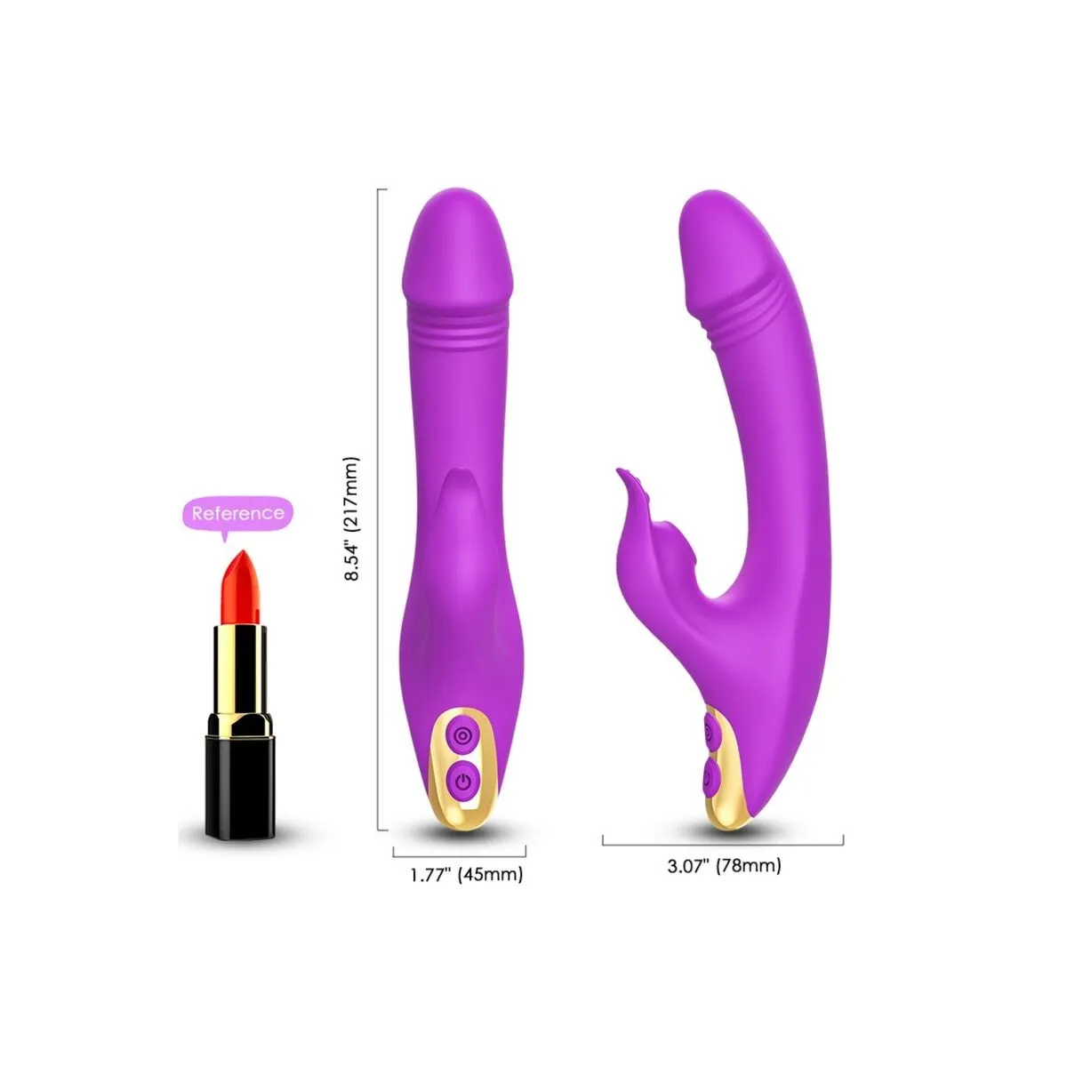 Love Clitoris & G-Spot Suction Violett von Armony Stimulators | Fesselliebe.de