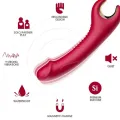 Prince Dildo Vibrator & Rotator Rot von Armony Vibrators