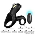Ranger Doppelvibratorring für Paare Schwarz von Armony For Him