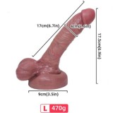 Realistischer Flüssigsilikondildo 17 cm von Armony Dildos | Fesselliebe.de