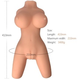 Realistisches weibliches Torsomodell 8 von Armony For Him | Fesselliebe.de