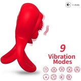 Ringvibrator Herz Rot von Armony For Him | Fesselliebe.de