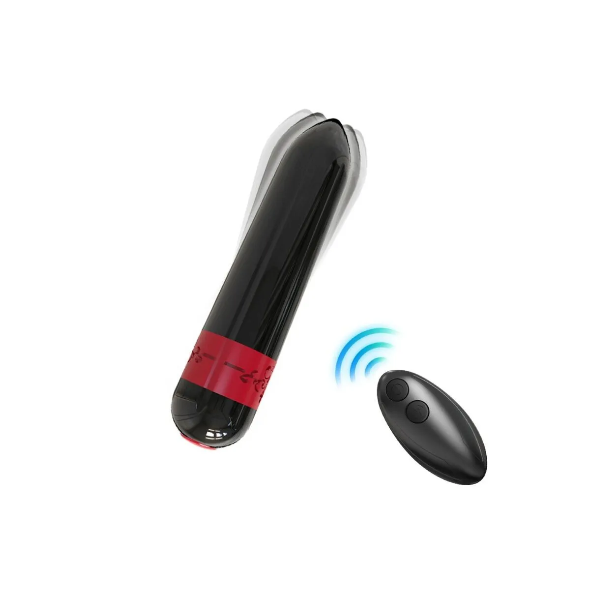 Rocket Vibrator Bullet mit Fernbedienung Schwarz von Armony Stimulators | Fesselliebe.de