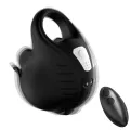 Schröpfen Vibratorring mit Fernbedienung Schwarz von Armony For Him