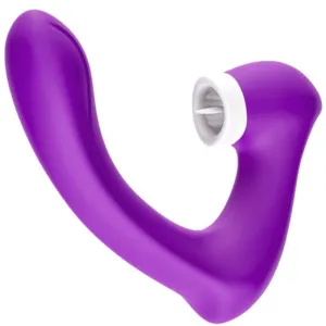 Secretkiss Leckt Vibrierenden Clit und Vibrator, Gebogen Lila von Armony Stimulators | Fesselliebe.de