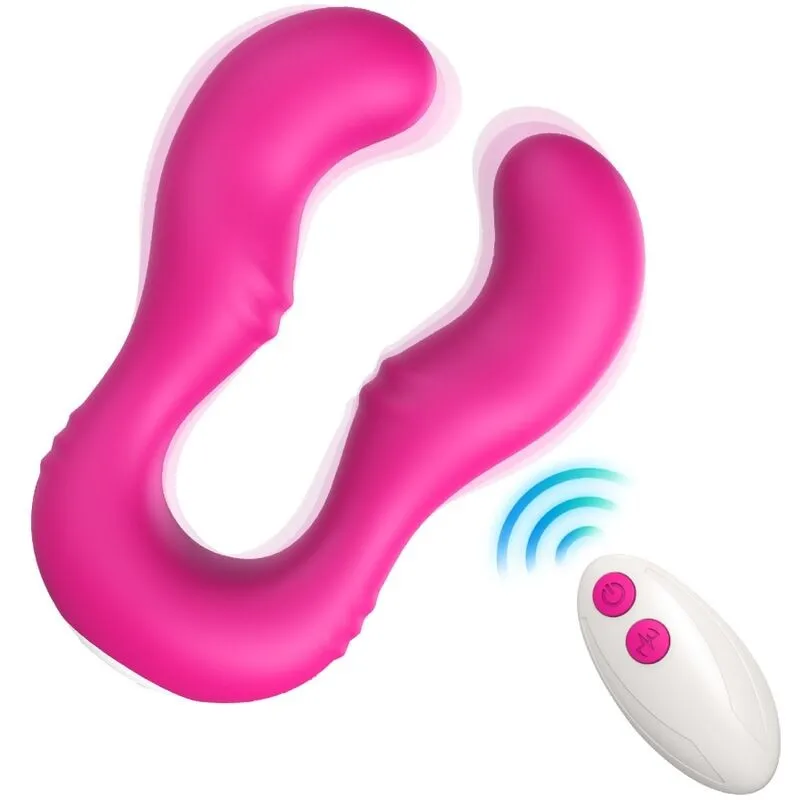 Seraph Vibrator Doppelte mit Fernbedienung Fuchsia von Armony Vibrators | Fesselliebe.de