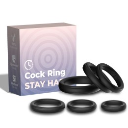 Sicherungsringe Silikon Schwarz von Armony For Him | Fesselliebe.de