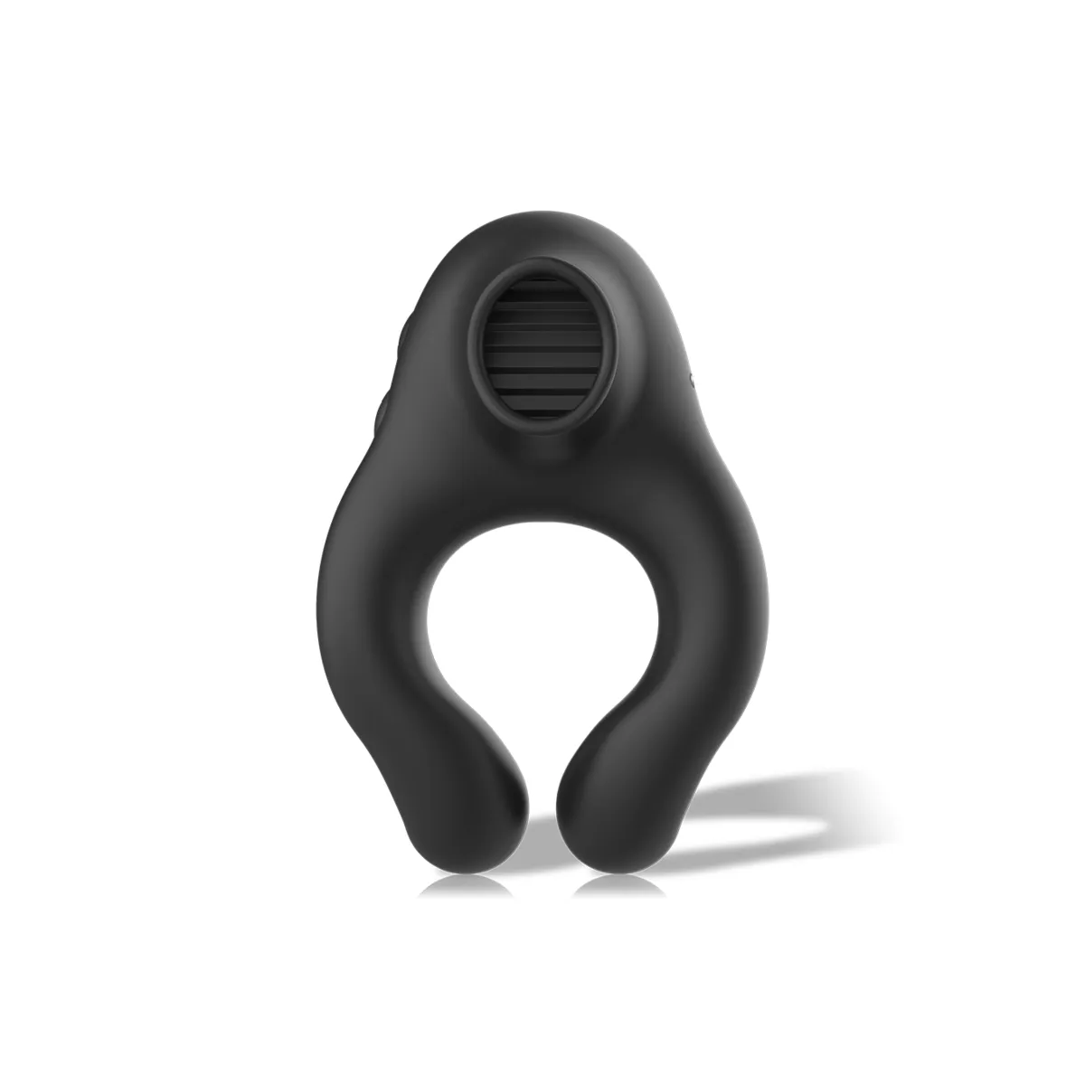 Silikon-Vibratorring 3 Motoren wiederaufladbar Schwarz - Gold von Armony For Him | Fesselliebe.de