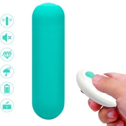 Splash Joie Vibrator Bullet Silikon mit Fernbedienung 10 Vibrationen 75 X 19 cm Grün von Armony Stimulators | Fesselliebe.de