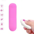Splash Joline Vibrator Bullet Silikon mit Fernbedienung 10 Vibrationen 65 X 15 cm Rosa von Armony Stimulators