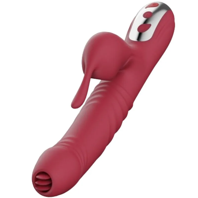 Suck Vibrator & Sauger mit Stimulierender Zunge Burgund von Armony Vibrators | Fesselliebe.de
