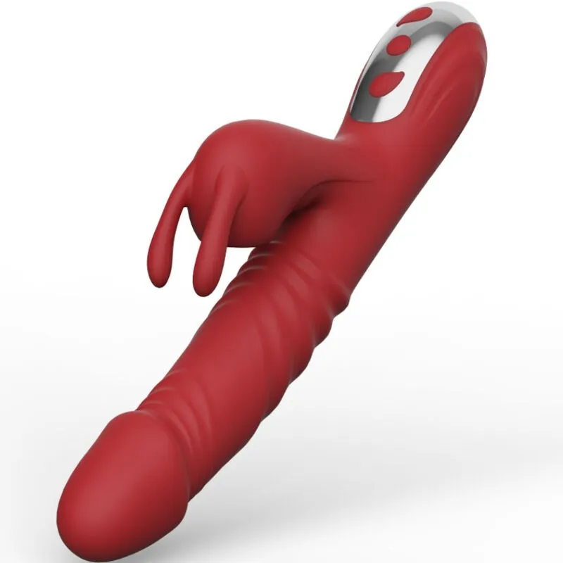 Suck Vibrator & Saugrose Rabbit Burgund von Armony Vibrators | Fesselliebe.de