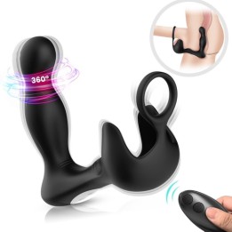 Surround Vibrator Anal & Stimulator Hoden & Ring mit Fernbedienung Schwarz von Armony For Him | Fesselliebe.de