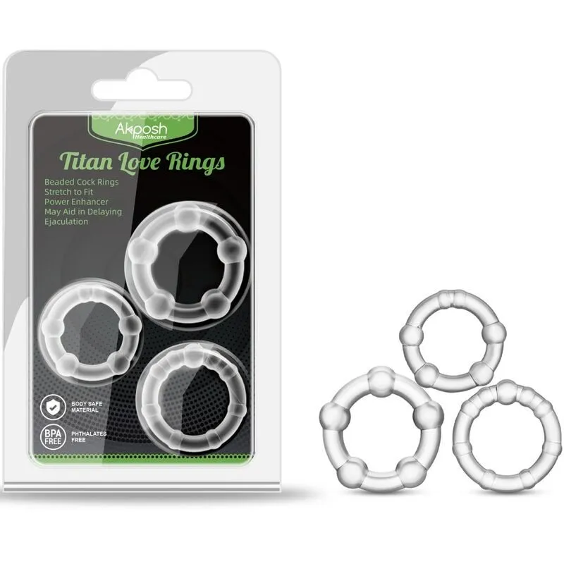 Titan Love Perlenring Fleisch von Armony For Him | Fesselliebe.de