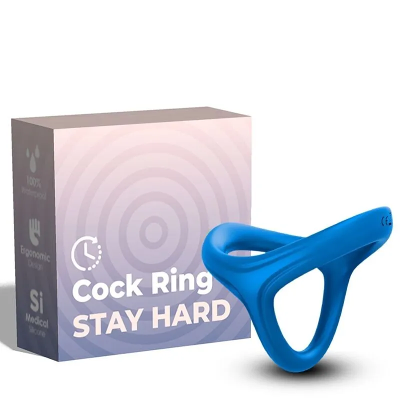 Tresor Doppelter Silikonring Blau von Armony For Him | Fesselliebe.de