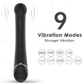 Vibrator Faltkopf Silikon Schwarz von Armony Vibrators