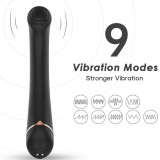 Vibrator Faltkopf Silikon Schwarz von Armony Vibrators | Fesselliebe.de