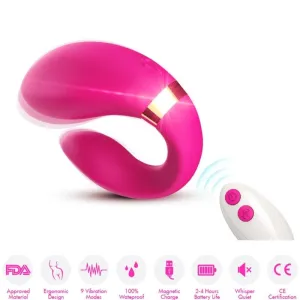 Vibrator für Paare mit Fernbedienung Fuchsia von Armony For Couples | Fesselliebe.de
