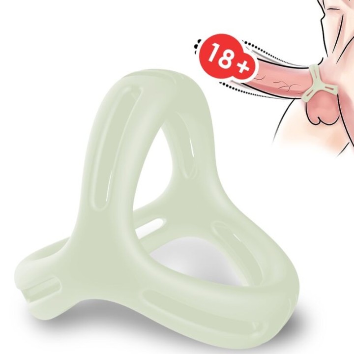 X-Ring Multiposition Leuchtend von Armony For Him | Fesselliebe.de