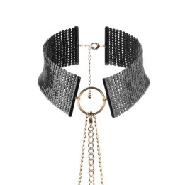 Désir Métallique Schwarze Metallic-Halskette von Bijoux Desire Metallique | Fesselliebe.de