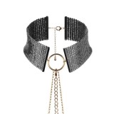Désir Métallique Schwarze Metallic-Halskette von Bijoux Desire Metallique | Fesselliebe.de