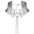 Désir Métallique Silbermetallische Halskette von Bijoux Desire Metallique