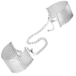 Désir Métallique Silbermetallische Handschellen von Bijoux Desire Metallique | Fesselliebe.de