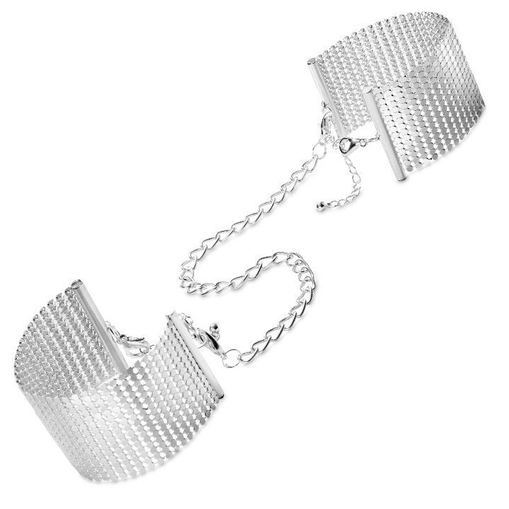 Désir Métallique Silbermetallische Handschellen von Bijoux Desire Metallique | Fesselliebe.de