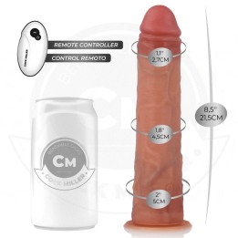 Hyperrealistischer Dildo mit Saugnäpfen und Stossfunktion mit Fernbedienung 21,5 cm von Cock Miller | Fesselliebe.de