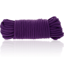Bondageseil aus Baumwolle 20 Meter Flieder von Darkness Bondage | Fesselliebe.de
