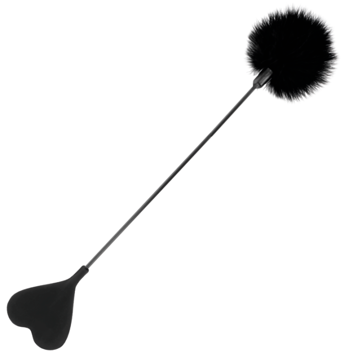 Schwarze Liebefederpeise 40 cm von Darkness Sensations | Fesselliebe.de