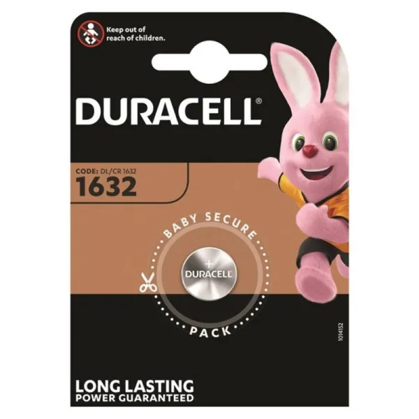Knopfbatterie Litio Cr1632 3v 1 Einheit von Duracell | Fesselliebe.de