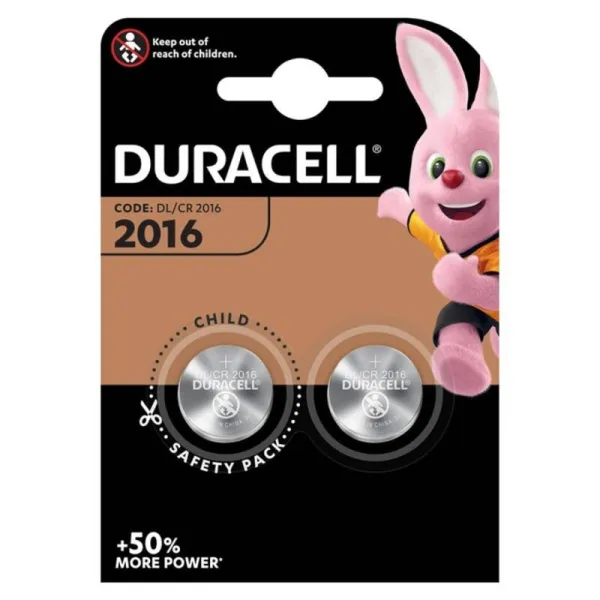 Knopfbatterie Litio Cr2016 3v 2 Einheit von Duracell | Fesselliebe.de