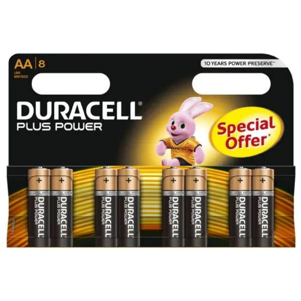 Plus Power Batterie Aa Lr6 8 Stück von Duracell | Fesselliebe.de