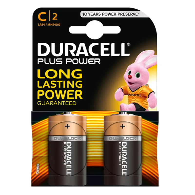 Plus Power Batterie C Lr14 2 Stück von Duracell | Fesselliebe.de
