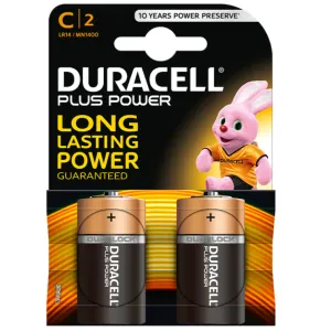 Plus Power Batterie C Lr14 2 Stück von Duracell | Fesselliebe.de