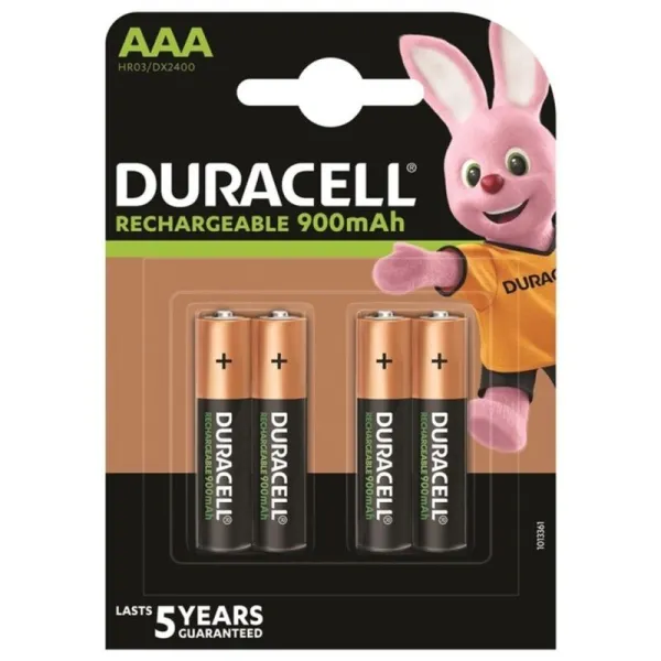 Wiederaufladbare Batterie Hr03 Aaa 900 Mah 4 Einheit von Duracell | Fesselliebe.de