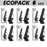 Basecock Realistischer Vibrator mit Fernbedienung Schwarz mit Hoden 19,5 cm -O- 4 cm von Basecock | Fesselliebe.de