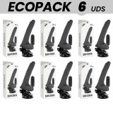 Basecock Realistischer Vibrator mit Fernbedienung Schwarz mit Hoden 20 cm -O- 4 cm von Basecock | Fesselliebe.de