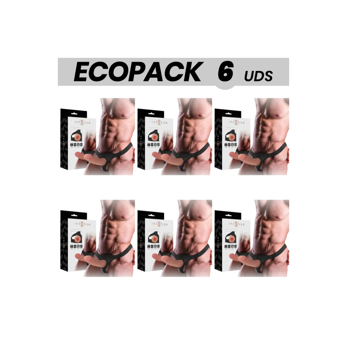 Intense Hohlgeschirr mit Dildo 16 X 3 cm von Intense | Fesselliebe.de