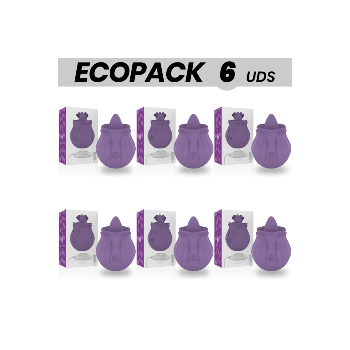 Intense Violetter Klitoristimulator 10 Lila Vibrationen von Intense | Fesselliebe.de